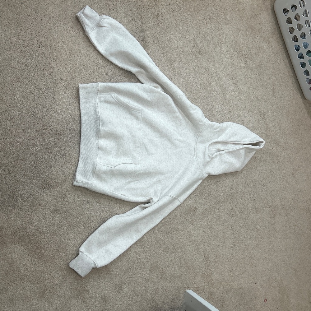 white hoodie